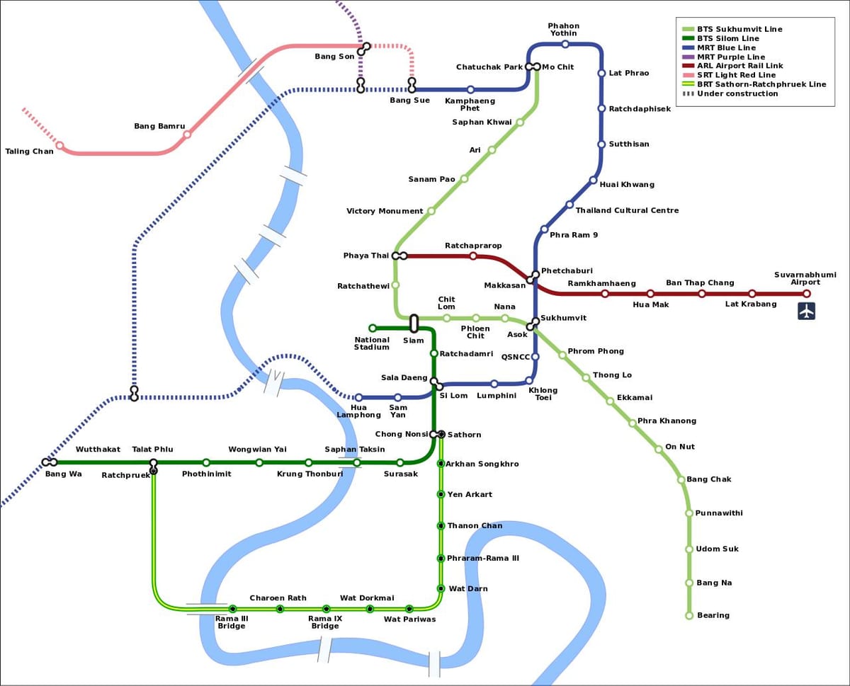 mrt ਨਕਸ਼ਾ bangkok, ਸਿੰਗਾਪੋਰ