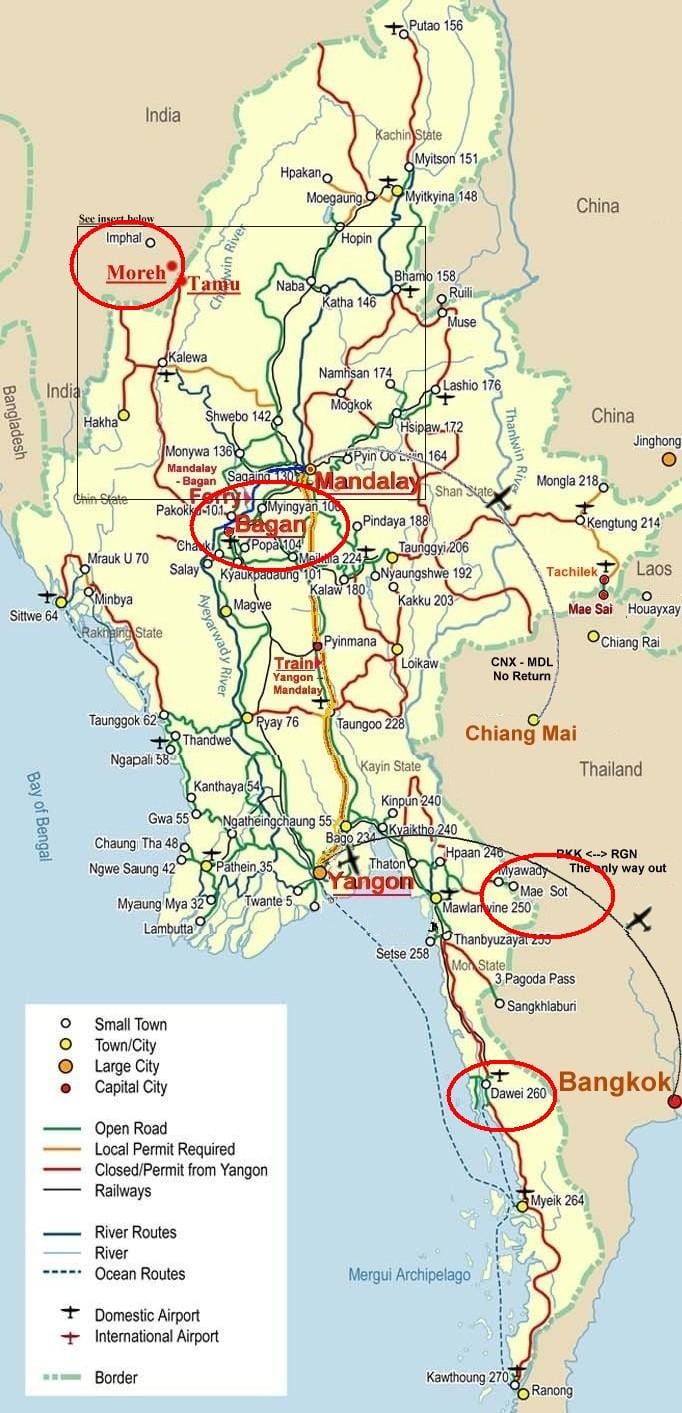 ਨਕਸ਼ਾ ਦੇ bangkok ਹਾਈਵੇ
