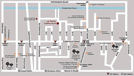 ਨਕਸ਼ਾ ਦੇ bangkok soi