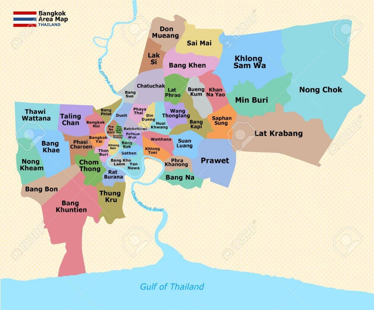 ਨਕਸ਼ਾ ਦੇ bangkok ਜ਼ਿਲ੍ਹਾ