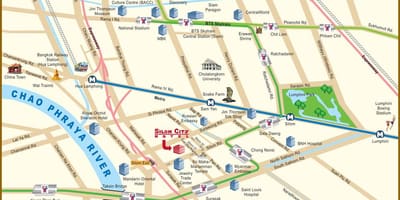 ਨਕਸ਼ਾ ਦੇ ਦਰਿਆ ਸਿਟੀ bangkok