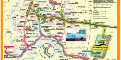 ਨਕਸ਼ਾ ਦੇ bangkok ਐਕਸਪ੍ਰੈਸ
