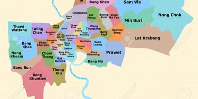 ਨਕਸ਼ਾ ਦੇ bangkok ਜ਼ਿਲ੍ਹਾ