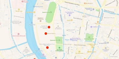 ਨਕਸ਼ਾ ਦੇ ਮੰਦਰ ਵਿਚ bangkok