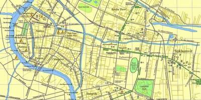 ਨਕਸ਼ਾ ਦੇ bangkok ਸੜਕ