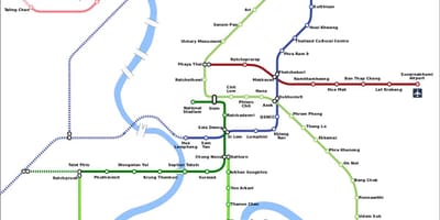 ਹਵਾਈ ਅੱਡੇ ਲਿੰਕ bangkok ਦਾ ਨਕਸ਼ਾ